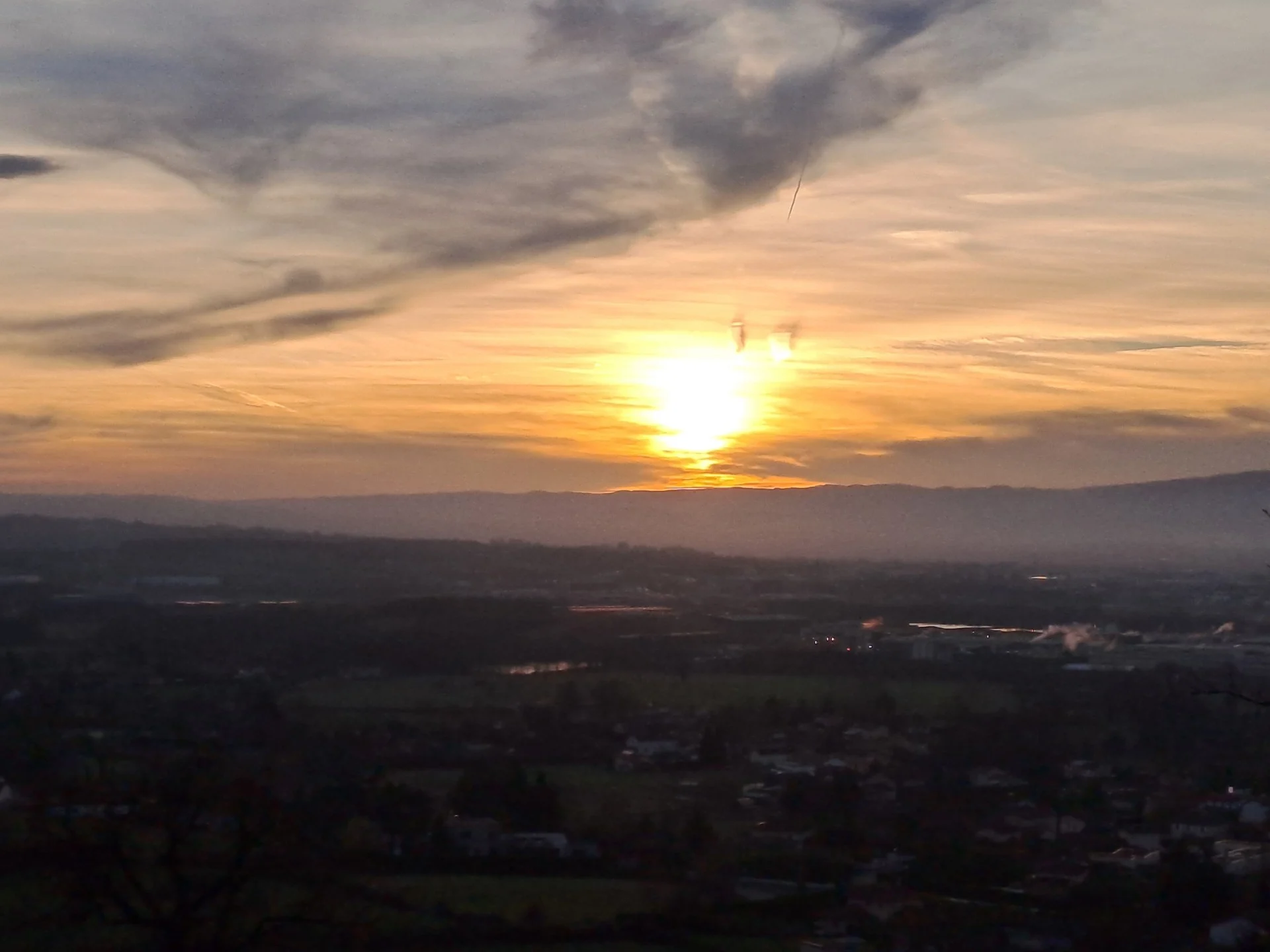 Beau coucher de soleil